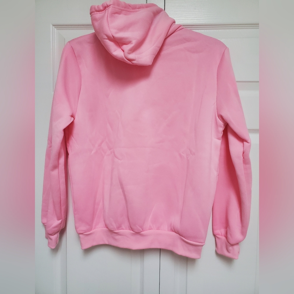 Nali Collection Embellished Hoodie/ Pink - Picture 3 of 12